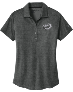 Ladies Dri-FIT Crosshatch Polo with Aspyr embroidered logo