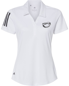Women's Floating 3-Stripes Polo with Aspyr embroidered logo