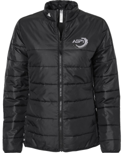 Women's Puffer Jacket with Aspyr embroidered logo