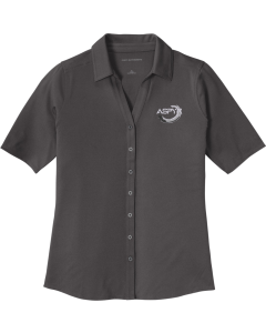 Ladies City Stretch Top with Aspyr embroidered logo