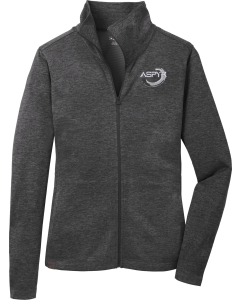Ladies Pixel Full-Zip with Aspyr embroidered logo