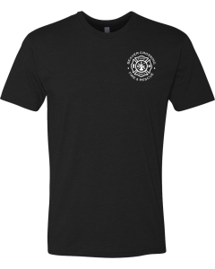 Unisex CVC Short Sleeve Crew with 2023 Flag Logo