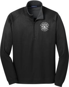 Vertical Texture 1/4-Zip Pullover with 2023 Embroidered logo