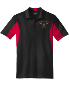 Side Blocked Micropique Sport-Wick Polo with Embroidered Left Chest Logo