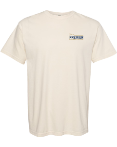 Garment-Dyed Heavyweight T-Shirt with Embroidered Branch Logos