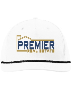 Braided Performance Cap with Embroidered Branch Logos