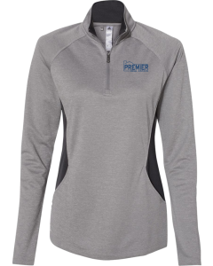 Women's Lightweight Quarter-Zip Pullover with Embroidered Branch Logos
