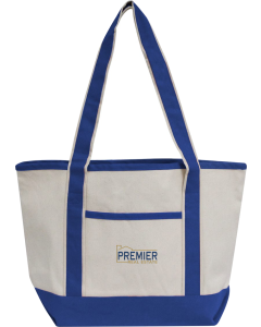 Promotional Heavyweight Medium Tote Bag with Embroidered Branch Logos
