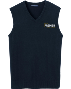 Sweater Vest with Embroidered Branch Logos