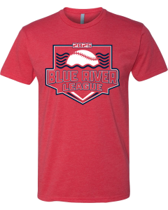CVC T-Shirt with 2025 Blue River League Baseball Logo
