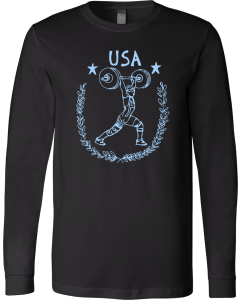 Jersey Long Sleeve Tee with Fundraiser Logo