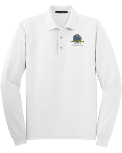 Silk Touch Long Sleeve Polo with Embroidered JCDT Logo