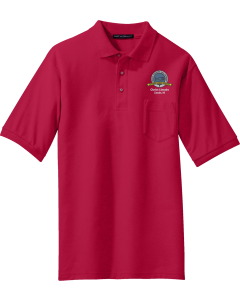 Tall Silk Touch Polo with Pocket with Embroidered JCDT Logo
