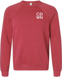 Unisex Sponge Fleece Raglan Crewneck Sweatshirt with CDWN 2026 Logo