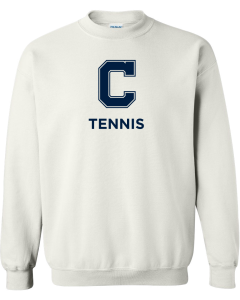 Heavy Blend™ Crewneck Sweatshirt with Block C Tennis Logo