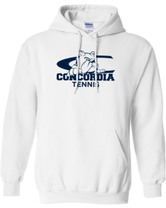Heavy Blend™ Hooded Sweatshirt with Concordia Tennis Logo