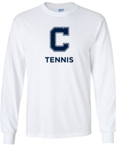 Ultra Cotton® Long Sleeve T-Shirt with Block C Tennis Logo