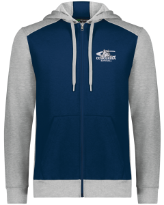 Eco Revive™ Three-Season Triblend Fleece Full-Zip Hooded Sweatshirt with Embroidered C-Dog Softball Logo
