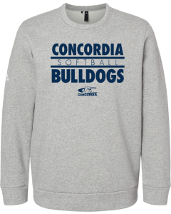 Fleece Crewneck Sweatshirt with Concordia Bulldogs Logo