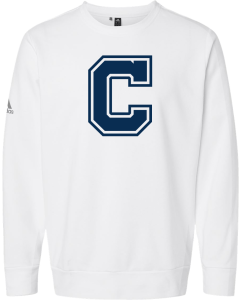 Fleece Crewneck Sweatshirt with C-Logo