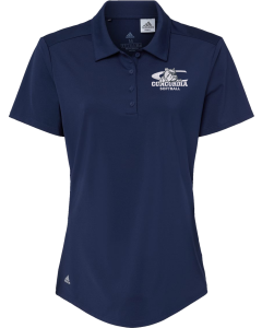 Women's Ultimate Solid Polo with Embroidered C-Dog Softball Logo