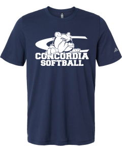 Blended T-Shirt with C-Dog Softball Logo