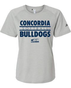 Women's Blended T-Shirt with Concordia Bulldogs Logo