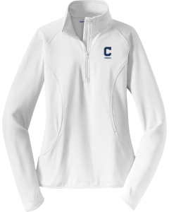 Women's Sport-Wick Stretch 1/4-Zip Pullover with C Tennis Logo