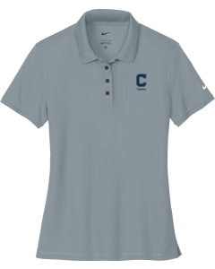 Ladies Victory Solid Polo with C Tennis Logo