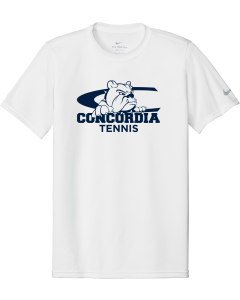 Swoosh Sleeve rLegend Tee with Concordia Tennis Logo