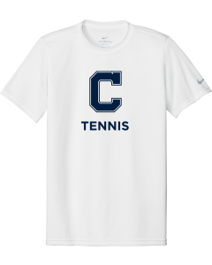 Swoosh Sleeve rLegend Tee with Block C Tennis Logo