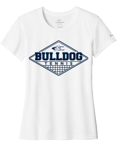 Women's Swoosh Sleeve rLegend Tee with Tennis Diamond Net Logo