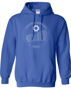 Unisex Heavy Blend™ Hooded Sweatshirt with 2023 Music Logo