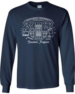 Ultra Cotton® Long Sleeve T-Shirt with Education Dept. Logo