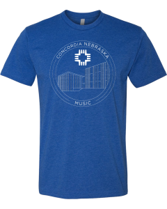 Unisex CVC T-Shirt with 2023 Music Logo