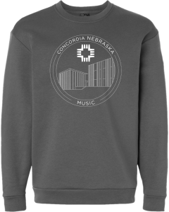 Men's Fleece Crewneck Sweatshirt with 2023 Music Logo