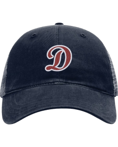 Garment-Washed Trucker Cap with Dwight Legion Hat Logo