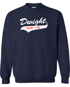 Unisex Heavy Blend™ Crewneck Sweatshirt with Dwight Post 110 Logo