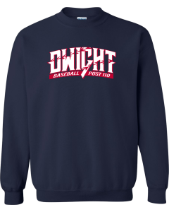 Unisex Heavy Blend™ Crewneck Sweatshirt with Dwight Legion Laces Logo