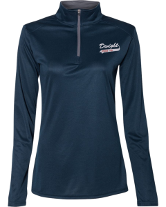 Women’s B-Core Quarter-Zip Pullover with Dwight Post 110 Embroidered logo