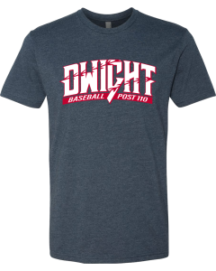 Unisex CVC T-Shirt with Dwight Legion Laces Logo