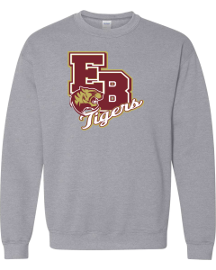 Heavy Blend™ Crewneck Sweatshirt with EB Tigers Logo
