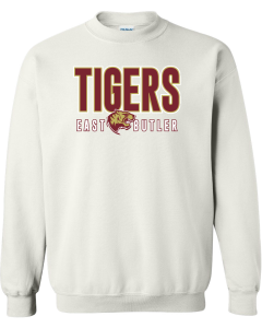 Heavy Blend™ Crewneck Sweatshirt with Tigers Logo