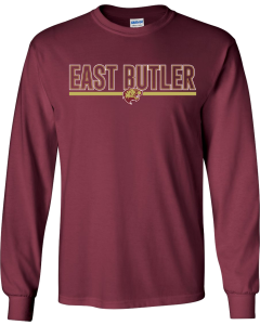 Ultra Cotton® Long Sleeve T-Shirt with East Butler 2024 Logo