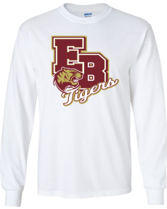 Ultra Cotton® Long Sleeve T-Shirt with EB Tigers Logo