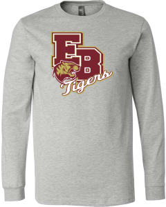 Jersey Long Sleeve Tee with EB Tigers Logo