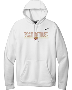 Club Fleece Pullover Hoodie with East Butler 2024 Logo