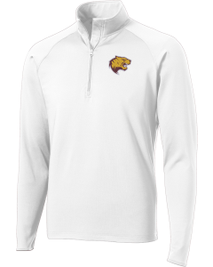Sport-Wick Stretch 1/4-Zip Pullover with Embroidered Tiger Head Logo