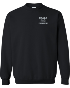Heavy Blend™ Crewneck Sweatshirt with Eagle Fire Flag Logo