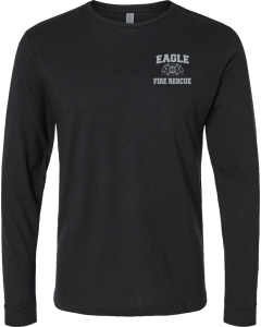 CVC Long Sleeve T-Shirt with Eagle Fire Flag Logo